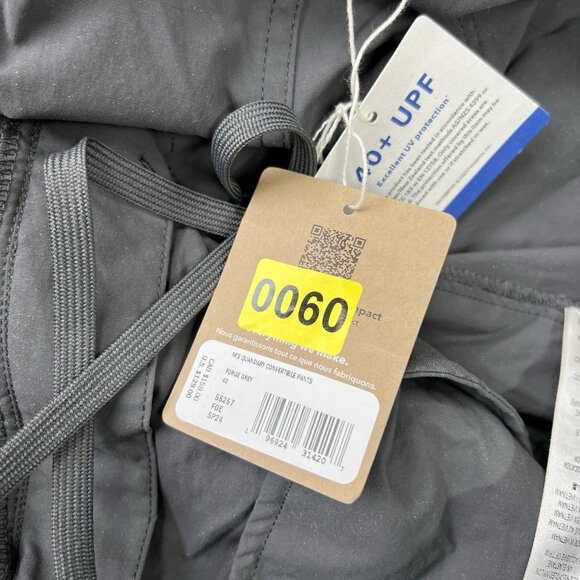 Patagonia Convertible Pants Size 40 Mens Quandary Forge Grey $129 - Picture 12 of 12